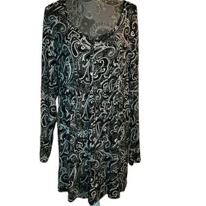 Soma, plus size baby doll mini tunic dress.